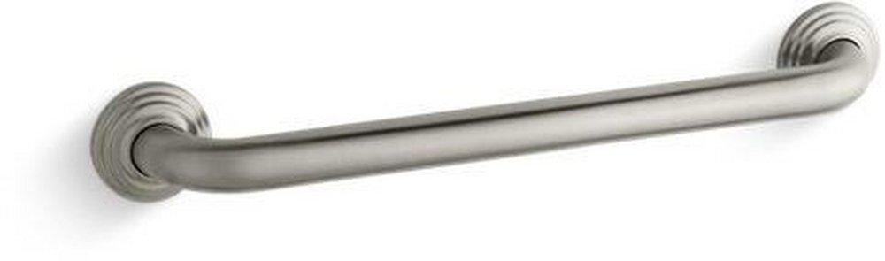 KOHLER Traditional 18 in. Grab Bar in Vibrant Brushed Nickel