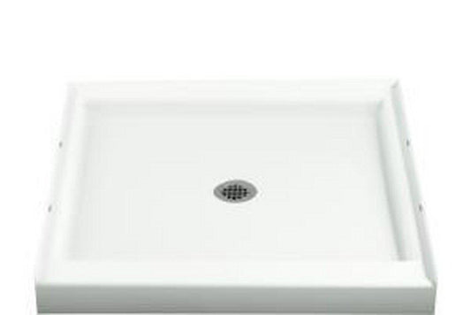 Sterling Ensemble™ 36 x 36 in. Shower Base with Center Drain in White