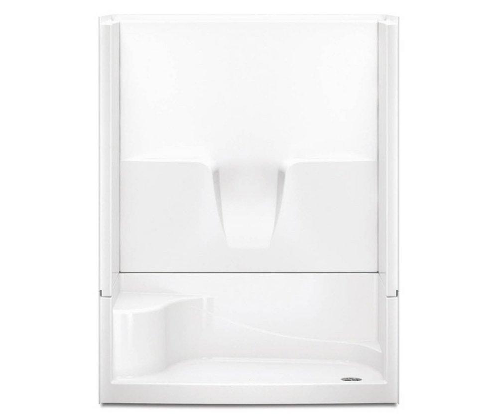 Aquatic Remodeline Sectionals 60 x 34 in. Alcove Shower Unit in White