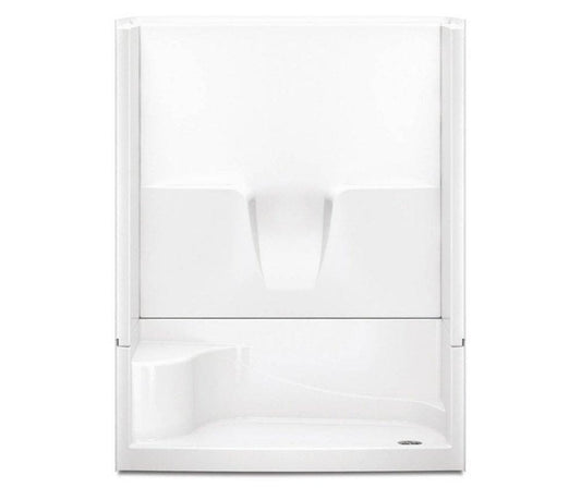 Aquatic Remodeline Sectionals 60 x 34 in. Alcove Shower Unit in White