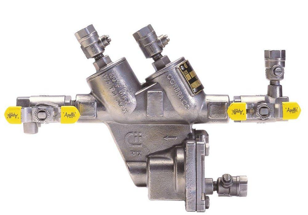Apollo Valves RPS 40 Series 1 in Stainless Steel NPT Reduced Pressure Zone Assembly