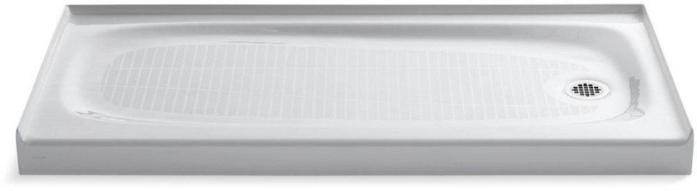 KOHLER Salient® 60 in. x 30 in. Shower Base with Right Drain in White