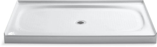 KOHLER Salient® 60 in. x 36 in. Shower Base with Center Drain in White