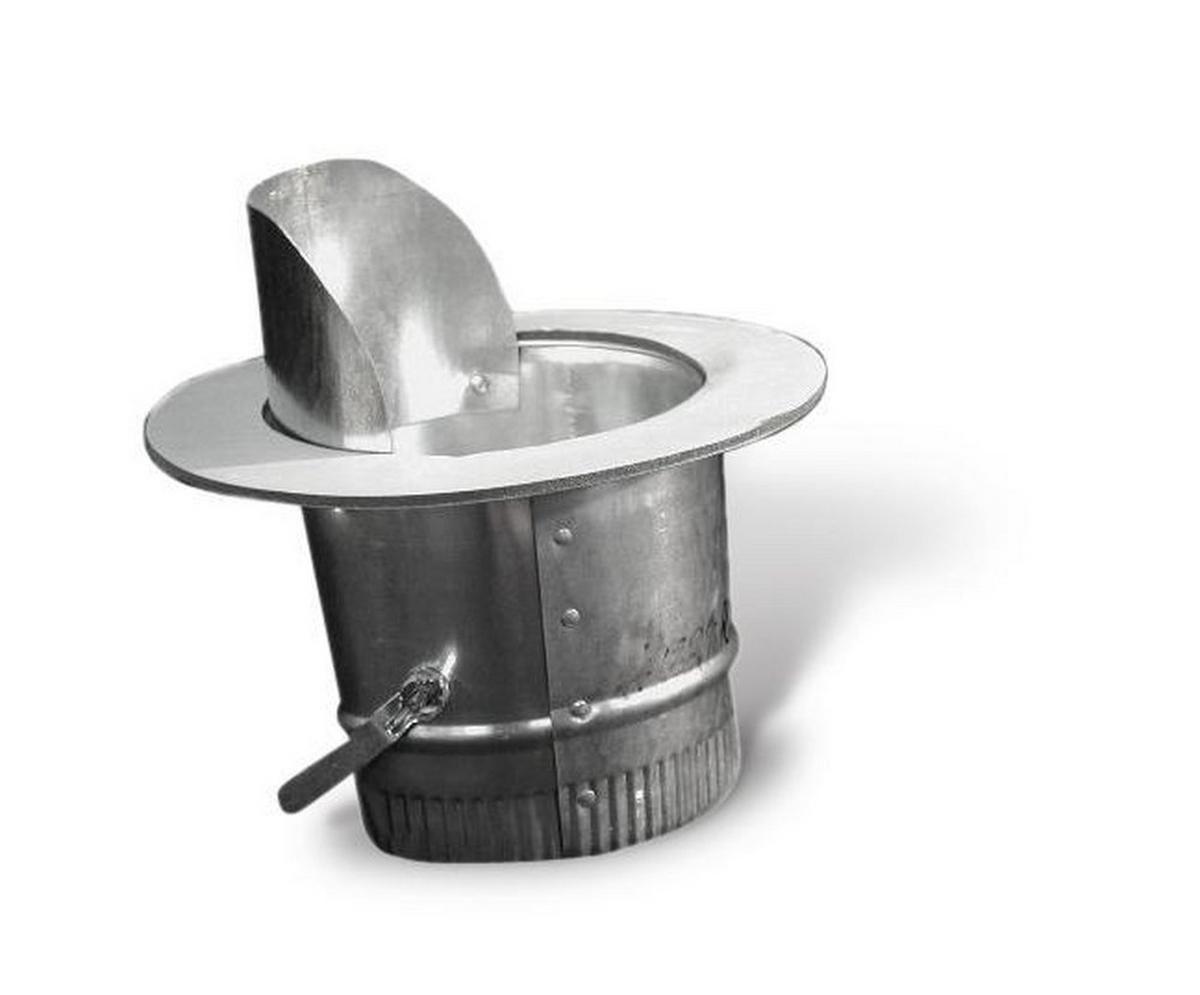 TA40
                                
                                6 in. Round Adhesive Takeoff with Scoop & Damper