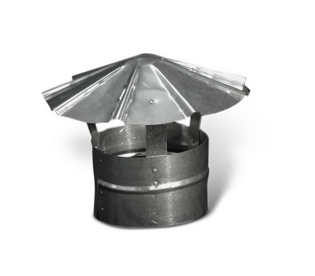 7 in. Galvanized Steel Duct Cap in Round Duct
