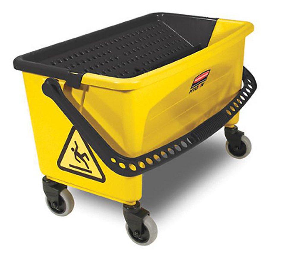 Rubbermaid Hygen™ Microfiber Press Wring Bucket in Yellow