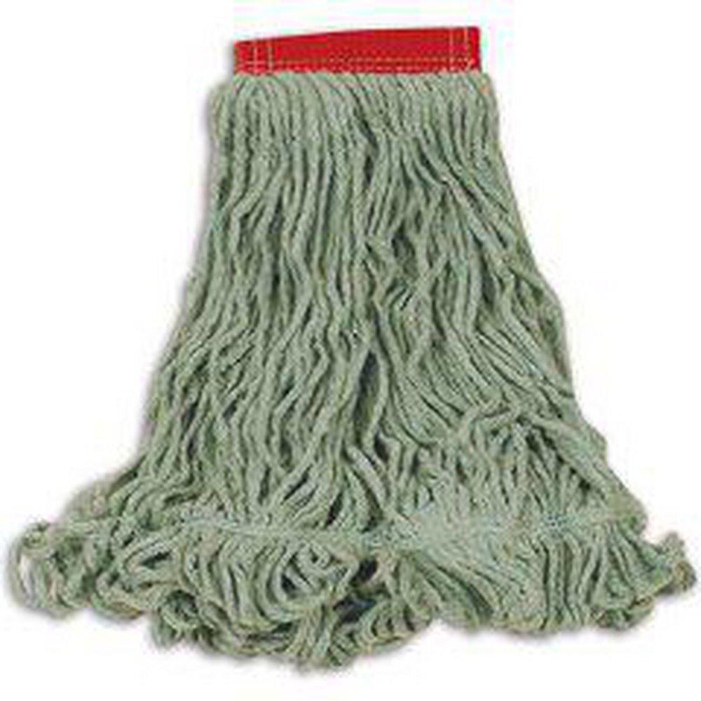 Rubbermaid Super Stitch® 5 x 5 in. Cotton and Synthetic Yarn Blend Wet Mop in Green