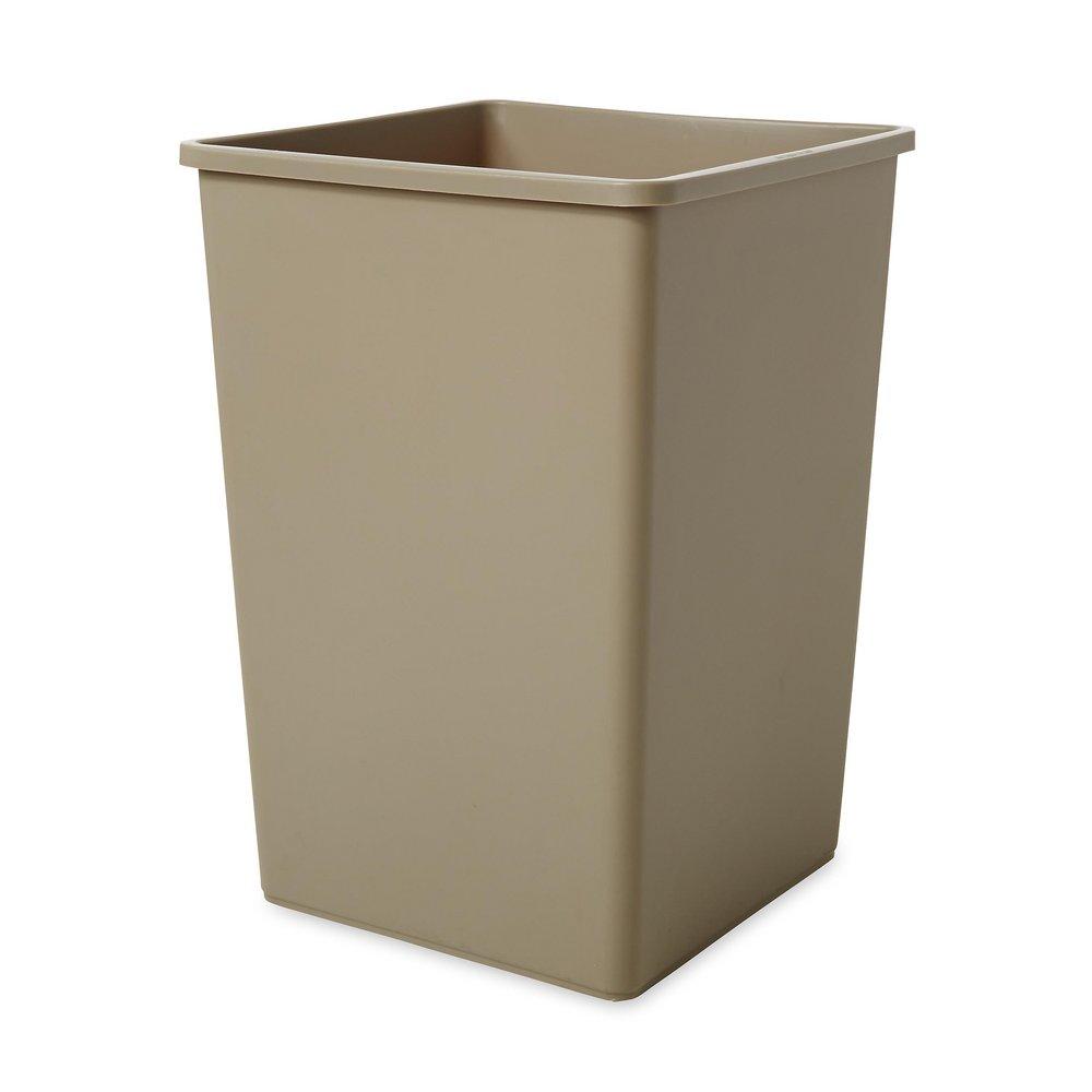 Rubbermaid Untouchable® 35 gal Square Can in Beige