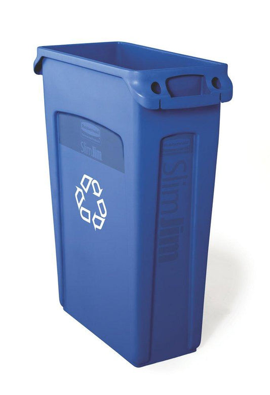 Rubbermaid Slim Jim® 23 gal Recycled Container in Blue