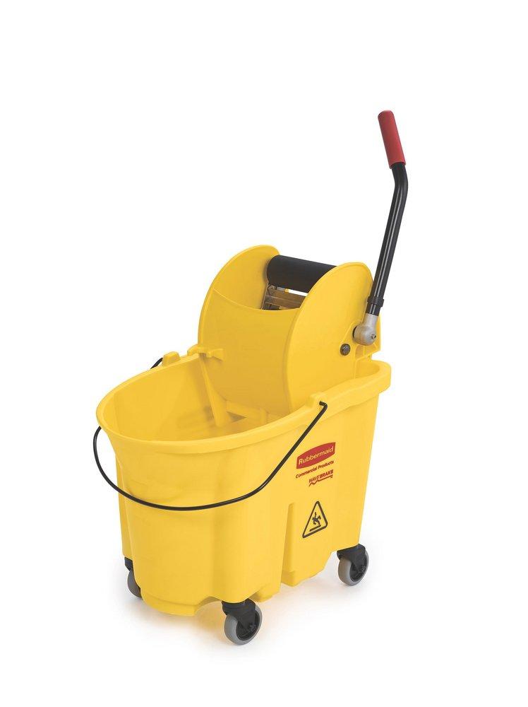 Rubbermaid WaveBrake® Down Press Wringer for Bucket in Yellow