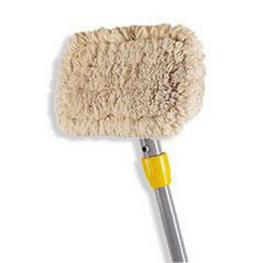 9 in. Cotton Replacement Wall Washer Pad in White