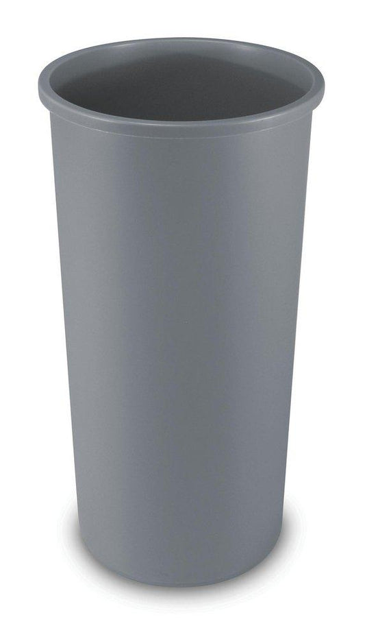 Rubbermaid Untouchable® 22 gal Round Waste Container in Grey