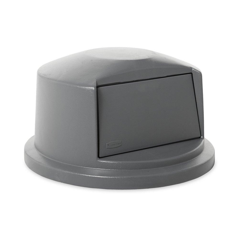 Rubbermaid Brute® 23-1/5 x 12-1/4 x 22-20/29 in. Plastic Trash Dome Top Lid in Grey