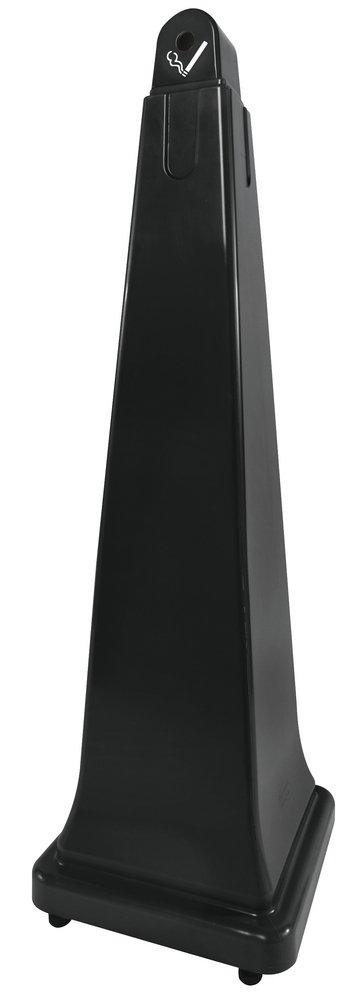 Rubbermaid Groundskeeper® 1 gal Cigarette Receptacle in Black