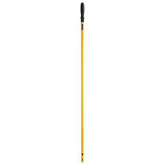 Rubbermaid Hygen™ 58 in. Aluminum Mop Handle in Yellow