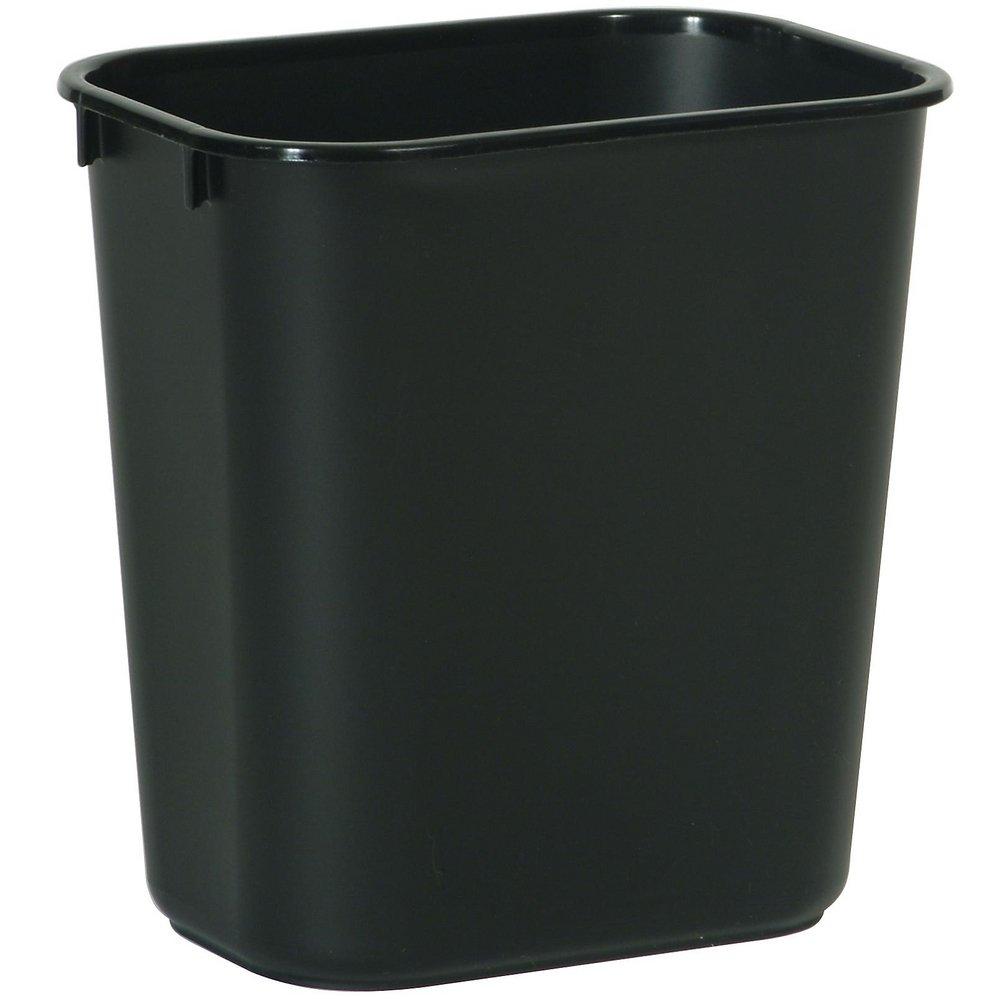 13-5/8 qt Waste Basket in Black