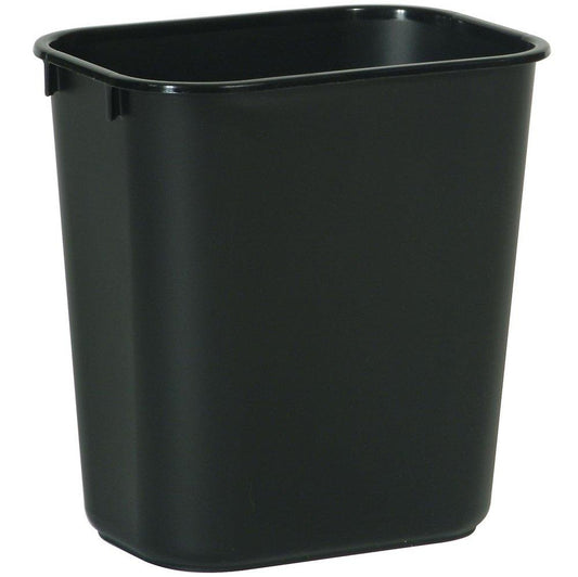13-5/8 qt Waste Basket in Black