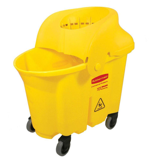 Rubbermaid WaveBrake® Institutional Combo Bucket in Yellow