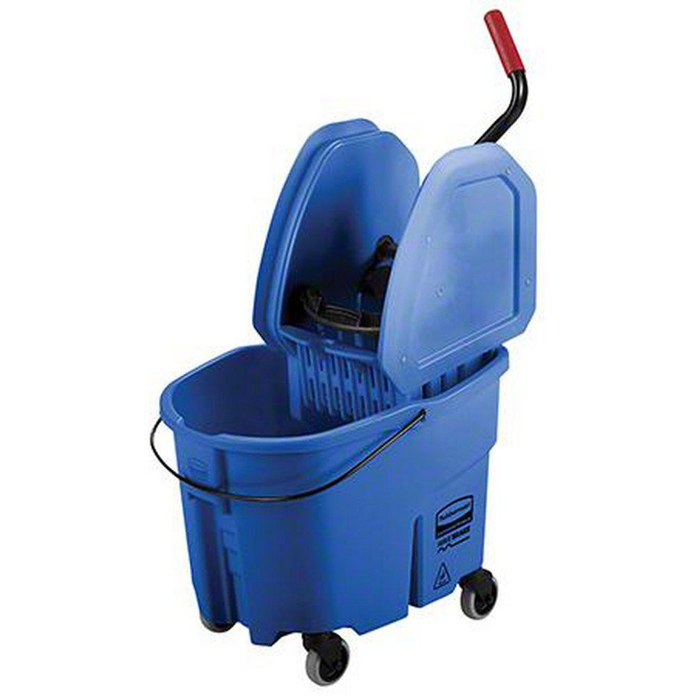 Rubbermaid WaveBrake® 35 qt Down-press Combination Bucket and Wringer in Blue