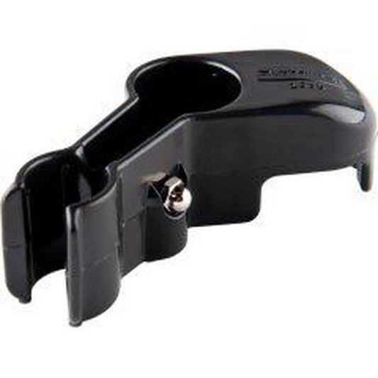 4 x 1-1/4 x 1-1/4 in. Plastic Dust Pan Hanger Bracket in Black