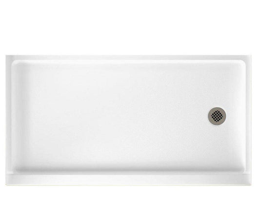 Swan Veritek® 32 in. x 60 in. Shower Base with Left Drain in White