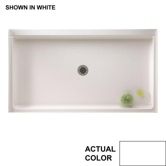 Swan Veritek® 54 in. x 34 in. Shower Base with Center Drain in White