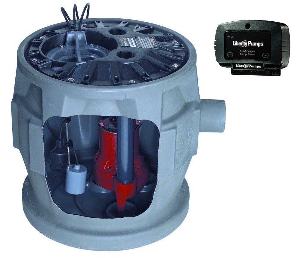 Liberty Pumps Pro380-Series 115V 1/2 hp Simplex Sewage Package with Alarm