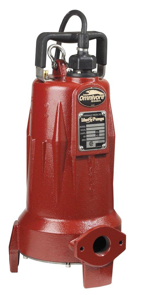 Liberty Pumps LSG Series 2 HP 440/480V 3-Phase Submersible Grinder Pump with 25 ft. Cord