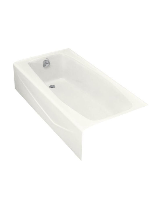 KOHLER Villager® 60 in. x 30 in. Soaker Alcove Bathtub with Left Drain in White