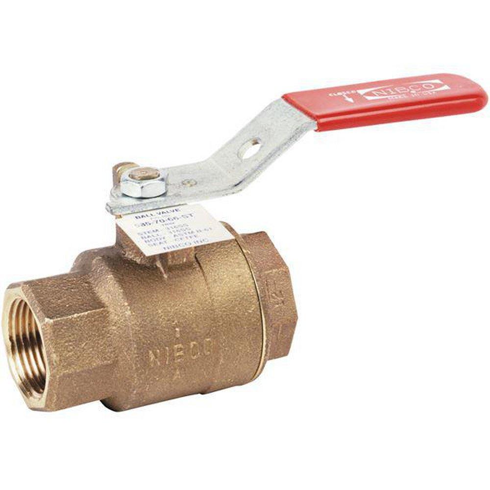 NIBCO T-585-70-66-ST 2 in. Bronze Full Port FIPT 600# Ball Valve