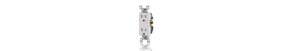 15A 125V Duplex Tamper-Resistant Receptacle in White