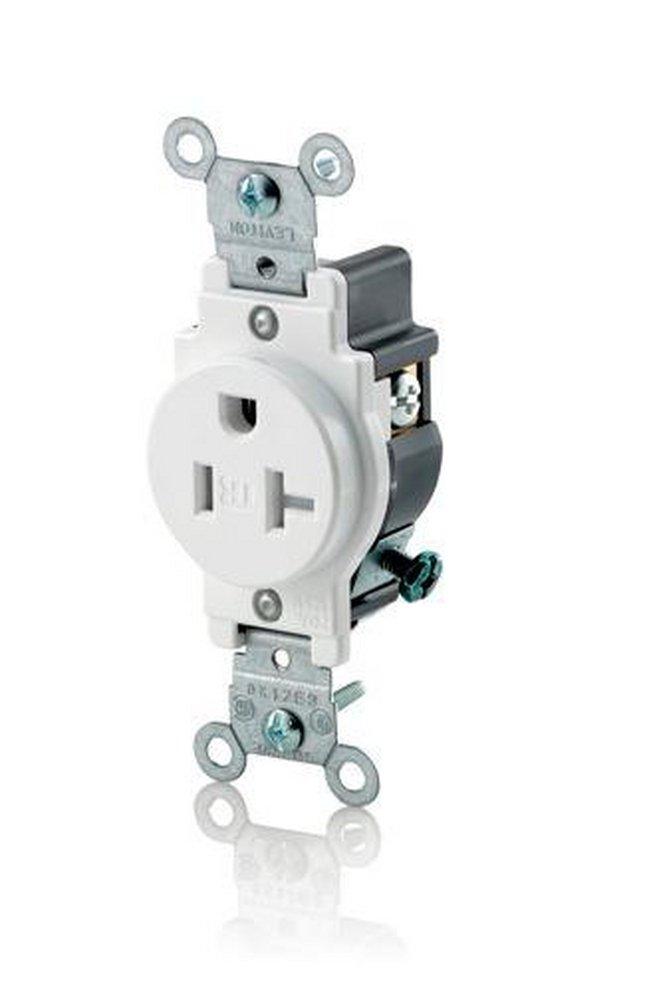 20A 125V Single Tamper-Resistant GFCI Receptacle in White