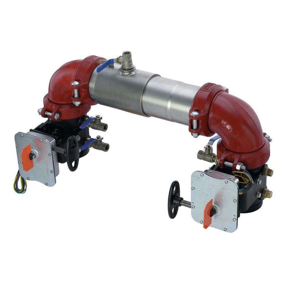 Ames Fire & Waterworks C200 6 in. Stainless Steel Grooved 175 psi Backflow Preventer