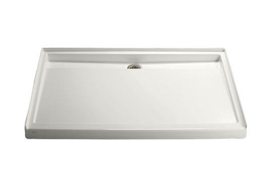 KOHLER Groove® 60 in. x 42 in. Shower Base with Center Drain in White