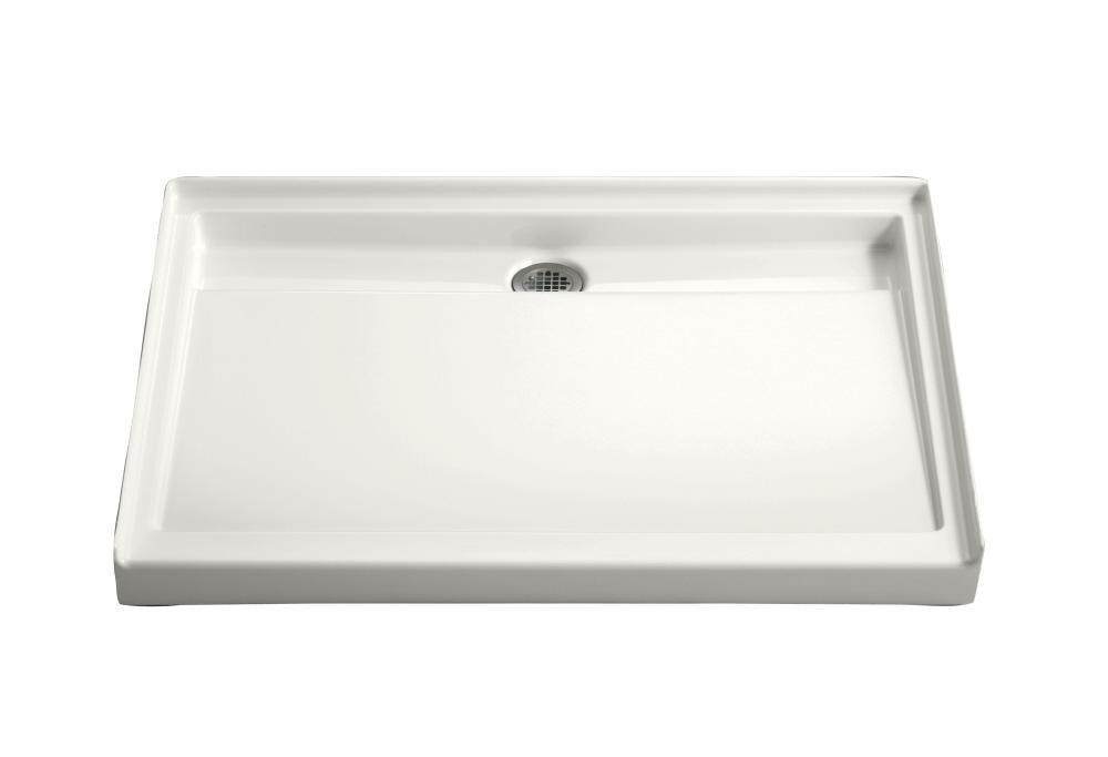 KOHLER Groove® 48 in. x 36 in. Shower Base with Center Drain in White