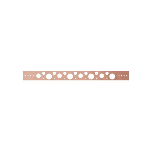 1-3/4 in. x 20 in. Copper Bonded Steel Pipe Support Bracket with 1/2 in. to 1 in. Holes
