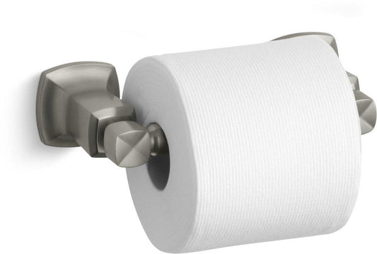 KOHLER Margaux® Wall Mount Toilet Tissue Holder in Vibrant Brushed Nickel