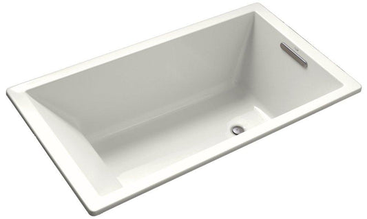 KOHLER Underscore® 60 x 32 in. Soaker Drop-In Bathtub with End Drain in White