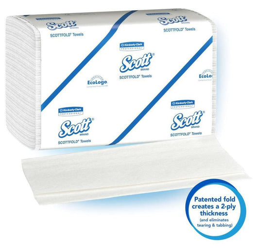 Scott® Pro™ 175-Count 9-2/5 in. ScottFold Multi-Fold PaperTowel in White (Case of 25)