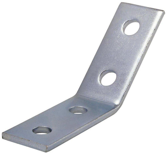 FNW® Figure 7847 Electrogalvanized 4-Hole Open 45 Degree Corner Angle Fitting