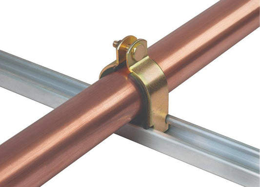 FNW® Figure 7815 2 in. Yellow Zinc Cushioned Pipe Strut Clamp