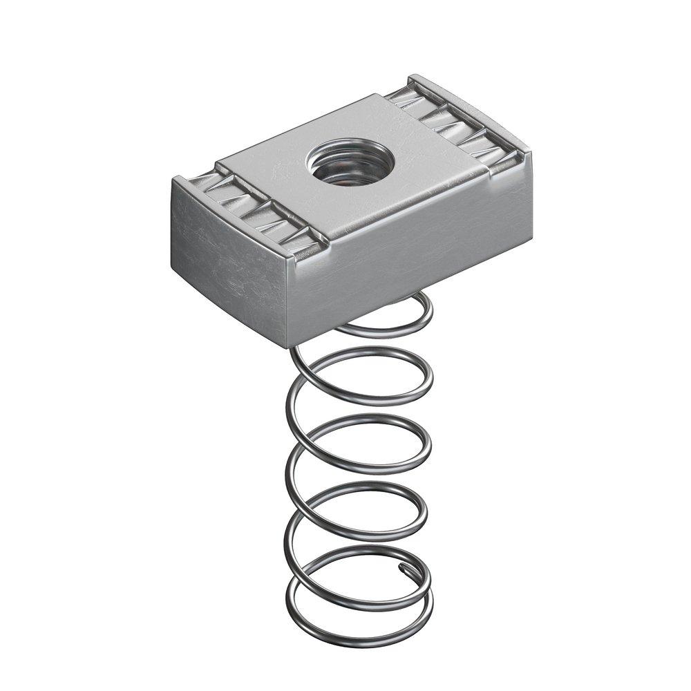 FNW® Figure 7821 3/8 in.-16 Electrogalvanized Steel Channel Nut with Spring