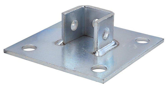FNW® Figure 7855 1-5/8 in. Electrogalvanized 4-Hole Square Post Base