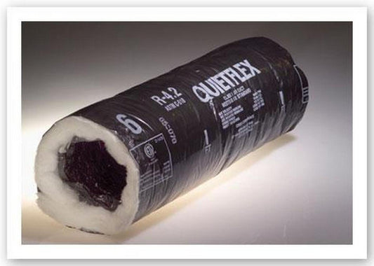 4 in. x 25 ft. Black R8 Flexible Air Duct - Boxed