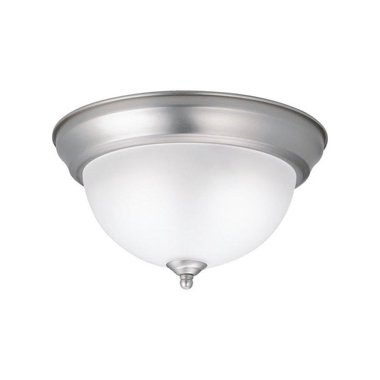 Kichler Lighting Signature 2 Light 60 W Semi Flush Mount in Brushed Nickel