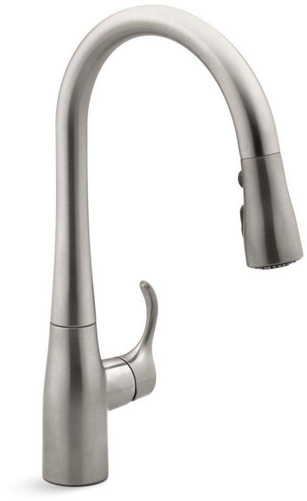 KOHLER Simplice™ Single Handle Pull Down Bar Faucet in Vibrant® Stainless