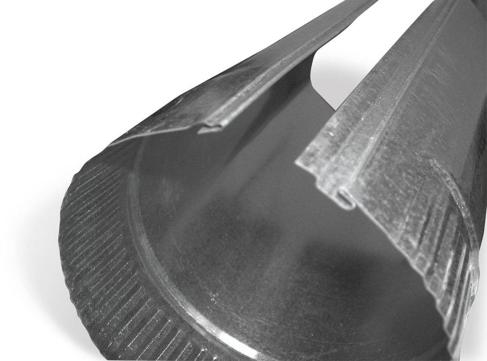 4 in x 60 in 28 ga Galvanized Steel Round Duct Pipe