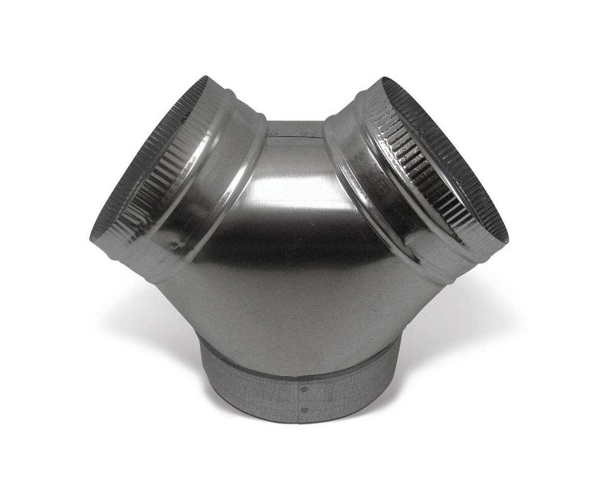 12 x 10 x 10 in. Galvanized Steel Duct Wye Branch