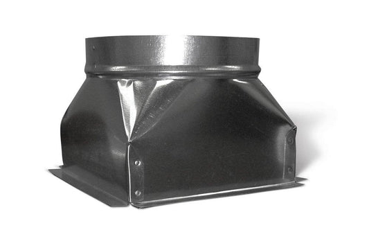 12 in x 12 in x 10 in Duct Square-To-Round