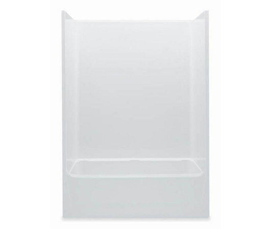 Aquatic Everyday 60 in. x 31-1/4 in. Tub & Shower Unit in White with Right Drain
